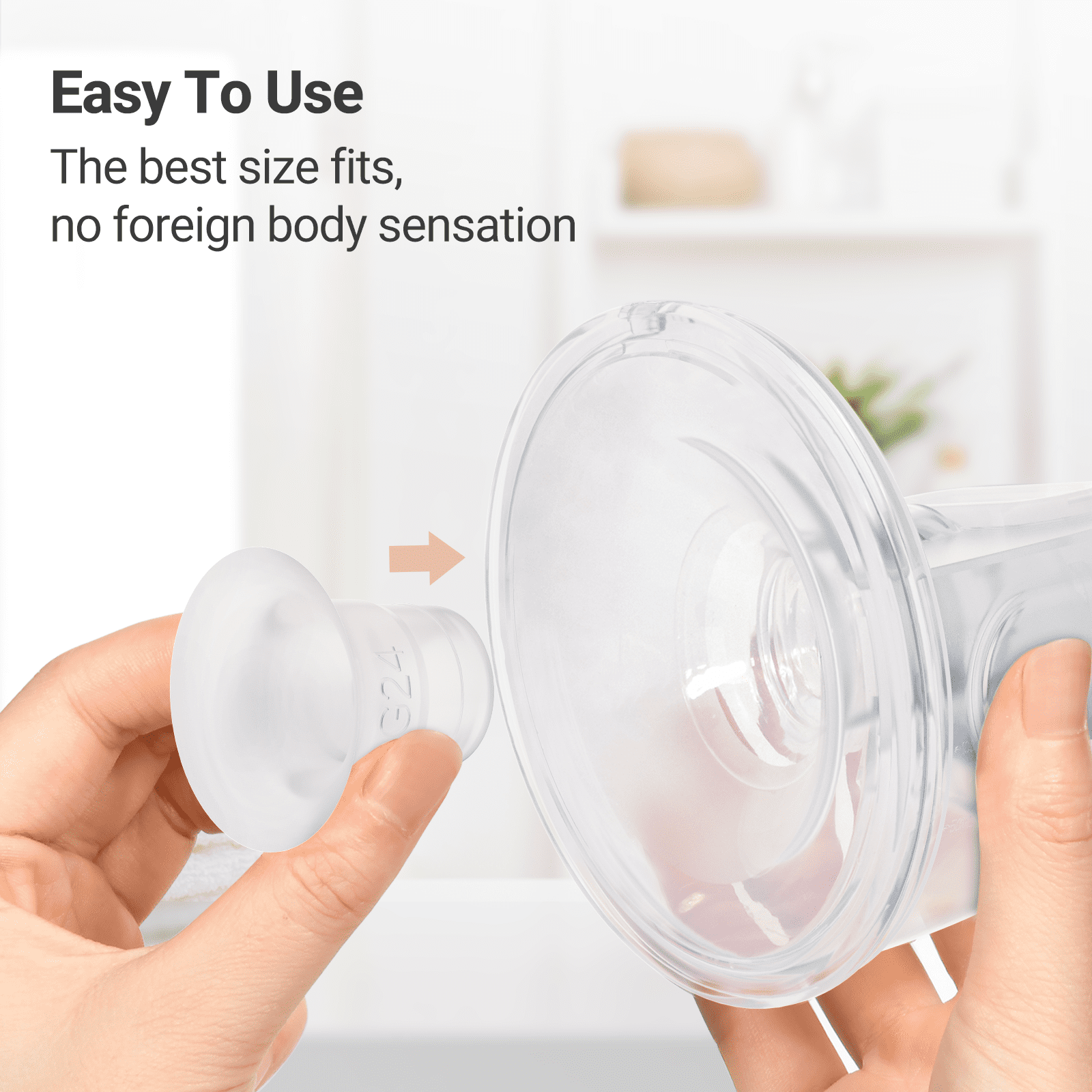 Baby Products Online - Qiuxqiu Breast Pump Wearable Milk Collector Cup  Accessories, Compatible for Tsrete Momcozy Wearable Breast Pump Includes  Duck Valve and Silicone Diaphragm 1mm Flange and Connector 1 - Kideno