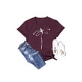 thumbnail image 2 of Anbech Women's Dragonfly T Shirts Short Sleeve Crew Neck Dragonflies Tee Shirt Pullover Ladies Tops, 2 of 6
