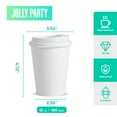 thumbnail image 2 of Vasos de café de papel desechables Jolly Party 350 ml [paquete de 100], 2 of 7