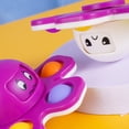 thumbnail image 2 of 2 Pcs Mini Pops Jouet Fidget Porte-Clés Anti-Stress Soulagement de l'Anxiété Sensoriel à Bulles, Blanc, 2 of 6