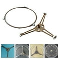 Tersarium 2pcs Microwave Turntable Tray Roller Support Wheel Ring