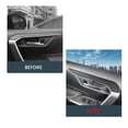 thumbnail image 6 of Xotic Tech 4pcs for Toyota RAV4 2019 Interior Door Panel Armrest Cover Molding Trim ABS Carbon Fiber, 6 of 8