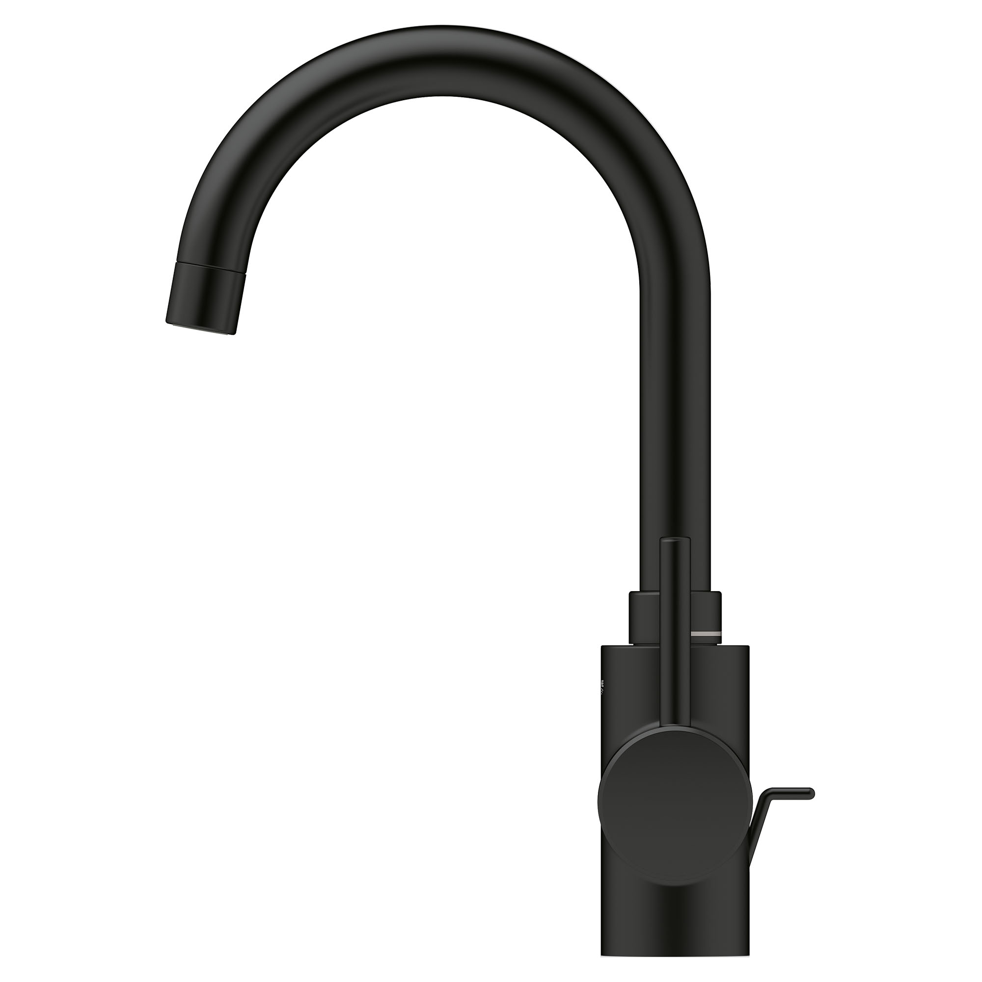 Grohe Concetto 321382431 Single Hole Single-Handle L-Size Bathroom Faucet 1.2 GPM in Matte Black
