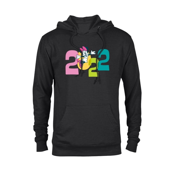 Disney Minnie Mouse 2022 New Year’s Eve - Pullover Hoodie for Adults – Customized-Black