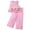 Pink, variant on enyan Summer Baby Girl Clothes Short Sleeve Tops Elastic Shorts Cute Toddler Girls Outfits Infant Outfit,Pink,6-7 Years