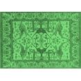 thumbnail image 1 of Ahgly Company Indoor Rectangle Oriental Emerald Green Traditional Area Rugs, 6' x 9', 1 of 4
