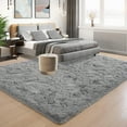 thumbnail image 7 of Lochas Soft Modern Area Rugs Fluffy Living Room Carpets for Children Bedroom Home Decor Nursery Rug,9'x12',Grey, 7 of 7