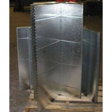 Mcdaniel Metals 19.5X19.5X36 - 3 Ft R6 Return Plenum (19.5X19.5X36)