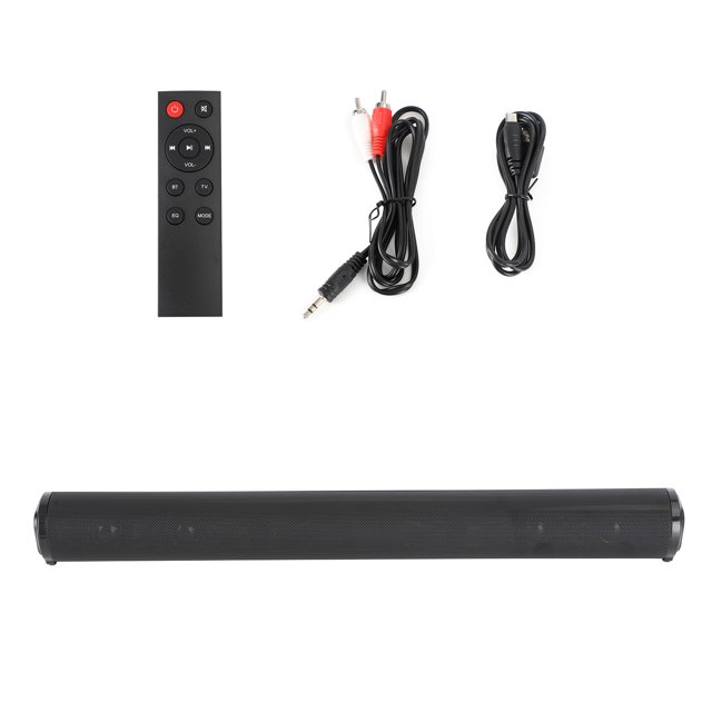 Barra de Sonido para TV en Casa Bluetooth 5.0 Sistema de 4 Altavoces Subwoofer inalámbrico Envolvente 3D