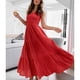 thumbnail image 3 of Maxi vestidos bohemios,Vestido largo de fiesta bohemia de verano para mujer, vestido largo con volantes y un hombro, artesanía superior, 3 of 6