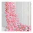 thumbnail image 4 of Flor De Seda Colgante Simulada, Guirnalda De Sakura Falsa Hecha A Mano, Decoración De Ratán De Flores Artificiales Para Bodas, Fiestas, Hogar, Jardín, Restaurantes, Balcón, 4 of 8