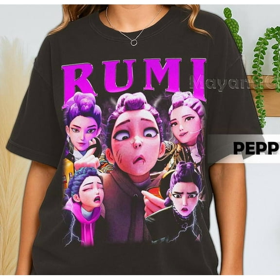 Retro 90's Rumi T-Shirt, Rumi Fan Bootleg Tee T-Shirt, Gift For Women and Man