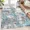 Blue/Gray, variant on Hasoo 4' x 6' Multi-Color Modern Area Rugs for Living Room, Bedroom Rug, Dining Room Rug, Indoor Entry or Entryway Rug, Kitchen Rug, Red/Green
