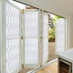 thumbnail image 5 of Window Privacy Film Stained Glass Frosted Glass Window Clings Moroccan Lattice Decorative Bathroom Door Coverings UV Sun Blocking Heat Control Removable Home Window Tint(17.5X78.7in,White), 5 of 9