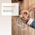 thumbnail image 3 of 25pcs Felt Polishing Buffing Pad Head Set Rotary Tools for Accessories, 3 of 5