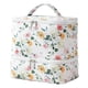 thumbnail image 1 of Bolsa organizadora de esmaltes de uñas con lazo para mujer, accesorio versátil de doble capa Blanco, 1 of 8