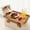 Acacia, variant on Couch Arm Tray,Bamboo Sofa Clip on Side Table,Foldable Couch Armrest Table with 360°Rotating Phone Holder,Anti Slip Food Trays for Eating/Drinks/Snacks/Remotes 15.35" x 9.85"