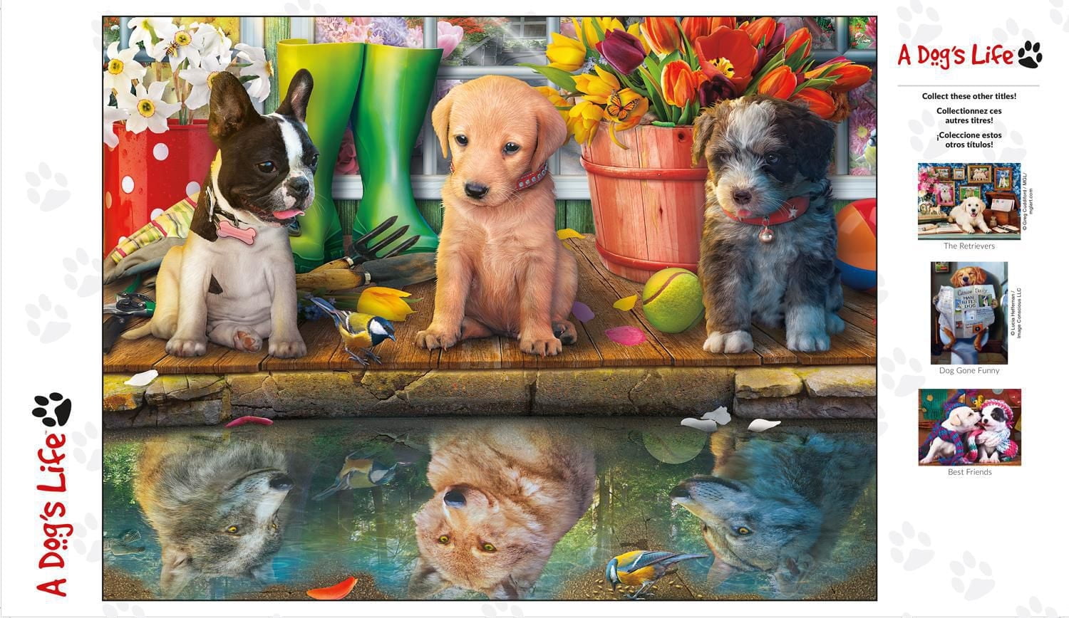 Buffalo Games A Dog's Life Puppy Dreams 750 Piece Jigsaw Puzzle
