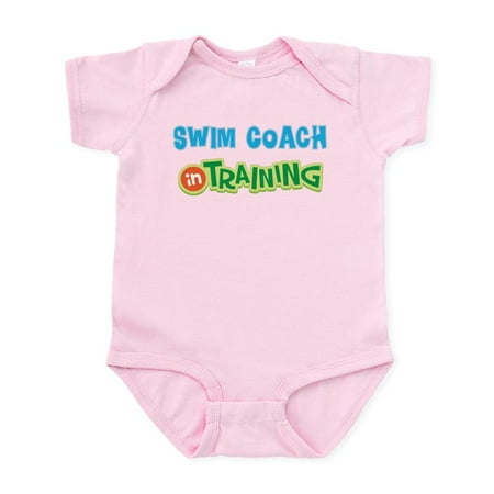 

CafePress - Swim Coach In Training Infant Bodysuit - Baby Light Bodysuit Size Newborn - 24 Months