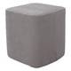 thumbnail image 5 of Advancent Square Foot Rest Ottoman Covers Decorative  Slipcover Footstool Gris 2piezas, 5 of 6