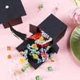 thumbnail image 4 of SIYTUAU Paper Graduation Cap Boxes With Tassels 2 Pack For Candy And Small Gifts Party Favor Container Black, 4 of 7
