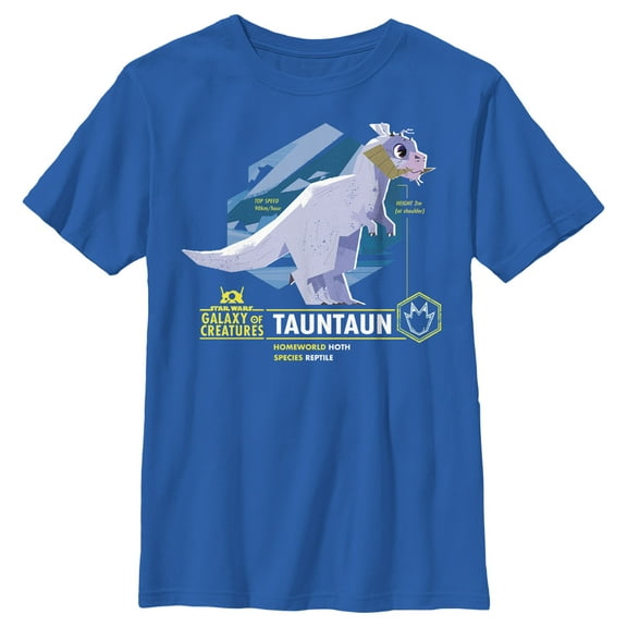 Boy's Star Wars: Galaxy of Creatures The Tauntaun Graphic Tee Royal Blue Medium