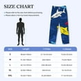 thumbnail image 4 of Lsque Cartoon Shark Print Men's Pajama Pants, Lounge Pant - Comfortable Home Wear,Elastic Waistband, Stylish Design-Small, 4 of 9
