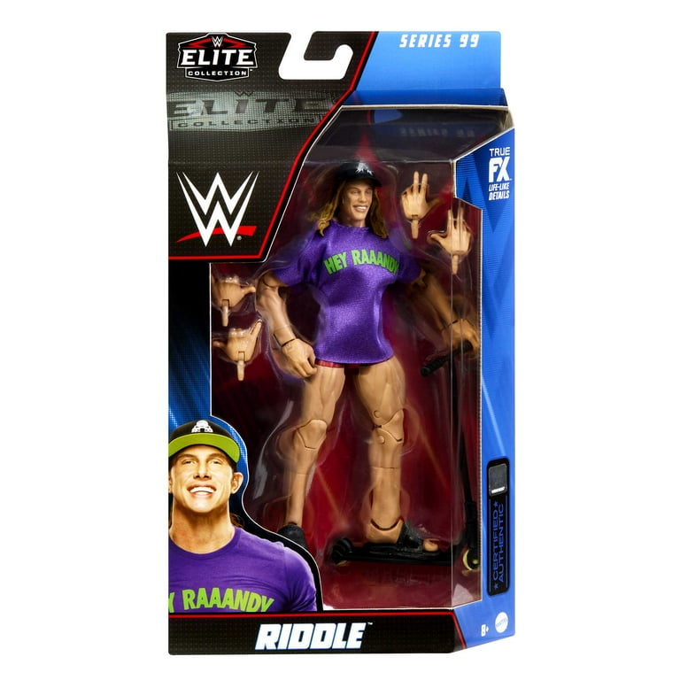 RIDDLE SqLA フィギュア WWE Elite Collection Wrestling Riddle Action Figure with