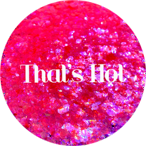 Glitter Heart Co. Glitter - High Quality Polyester Glitter - Iridescent Hot Pink Chunky Mix - That's Hot - 2 oz Bag