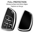 thumbnail image 4 of for Chevy Key Fob Cover with Keychain Soft TPU Protection Case Compatible with 2021-2026 Chevy Equinox Blazer Tahoe Suburban GMC Yukon Denali Silverado 5-Buttons, 4 of 6