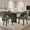 Green, variant on MOONNISS Upholstered Dining Chairs Set of 2, Mid Century Modern Dining Chairs with Solid Wood Legs, Curved Back Kitchen Chairs, Farmhouse Side Chairs for Dining Room,Green