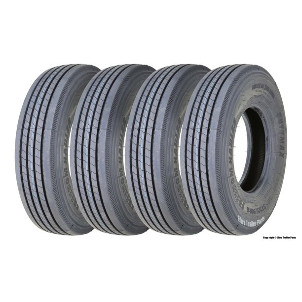 4 New Freedom Hauler Dutymax All Steel Trailer Tires ST 225/90R16