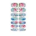 thumbnail image 4 of Worallymy 20 hojas/juego de pegatinas de uñas para mujeres y niñas cielo estrellado flor mariposa calcomanía para uñas decoración envolvente Worallymy JD735801911, 4 of 7