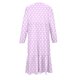 thumbnail image 4 of Vestido infantil de poliéster con estampado de lunares, manga larga, cuello redondo, bolsillos laterales y falda larga., 4 of 6