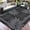 Black Grey, variant on Outdoor Rug for Patio Clearance, Waterproof Carpet for Hallway & Poolside - All-Weather Heavy Duty Mat for High Traffic Walkway, Deck, Porch, Commercial Entryway