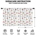 thumbnail image 2 of Blackout Kids Curtains,White Princess Fairy Castle Pattern Childrens Insulated Curtains Set Of 2,Bedroom Essentials,Toddler Room Decor 52"x63", 2 of 5