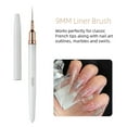 thumbnail image 2 of Nails Art Liner Brush Nail Fine Drawing Pen French Stripe Drawing Painting Pen, 2 of 20