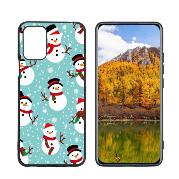 Christmas-Snow-76 Phone Case, Degined for LG K62 Case Men Women, Flexible Silicone Shockproof Case for LG K62