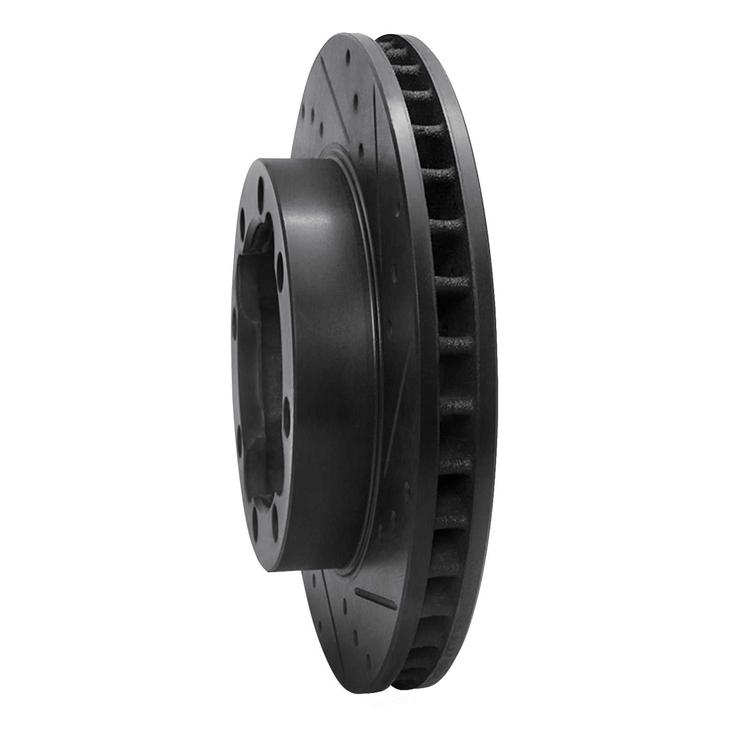 Dynamic Friction Company 633-40045R DFC Brake Rotor - Drilled And Slotted - Black