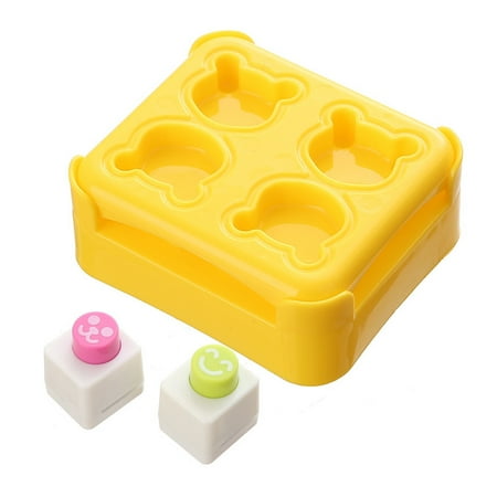 

DIY Cute Sushi Embossing Mold Mini Bears Shape Rice Ball Mould Easy Clean Gift