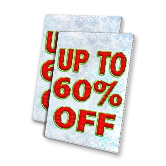 Up To 60 Off Special (24" X 36") 4mm Corrugated Plastic Panel, Graphics Applied To 1 Side (Pk of 2)