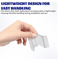 thumbnail image 2 of RV Sliding Mirrored Door Latch H527 Universal Mirror Closet Replacement 8 Pack, 2 of 6