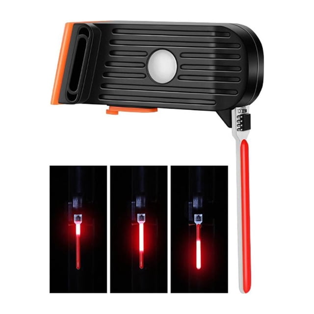 Bike Tail Light, USB Rechargeable LED Bicycle Lights Set, Cycling Safety Reflector Accessories for Cycling Night Riding Warning Road Busy Roads
