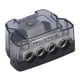 thumbnail image 1 of Bloque de distribución de energía de 4 vías, portafusibles, distribuidor de tierra, divisor, amplificador de audio para automóvil, 1 of 14