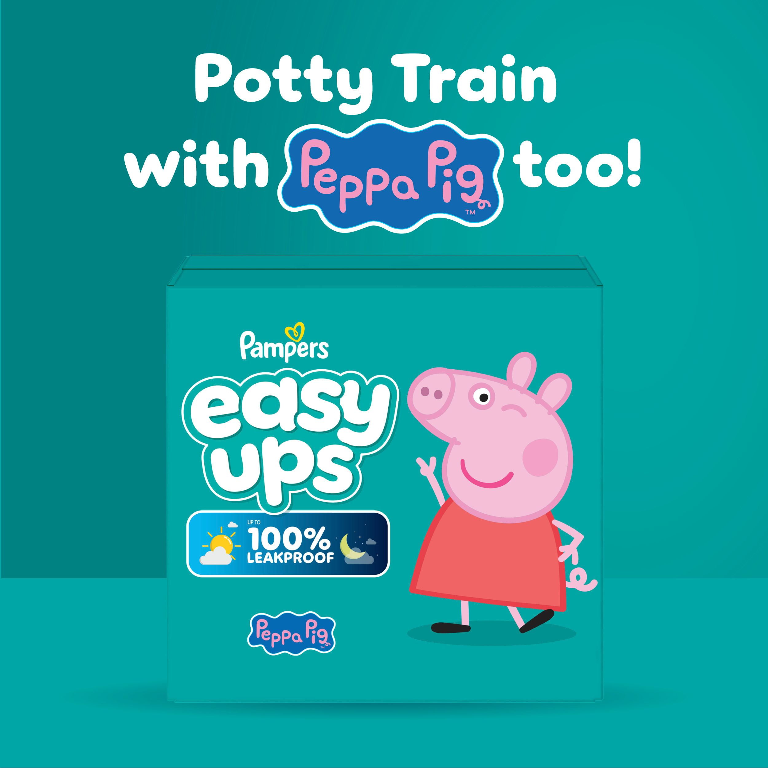 Pampers Easy Ups Girls & Boys Potty Training Pants, Size 6 (4T5T), Bluey Absorbent Training Underwear, Up to 100% Leakproof Day and Night, Hypoallergenic