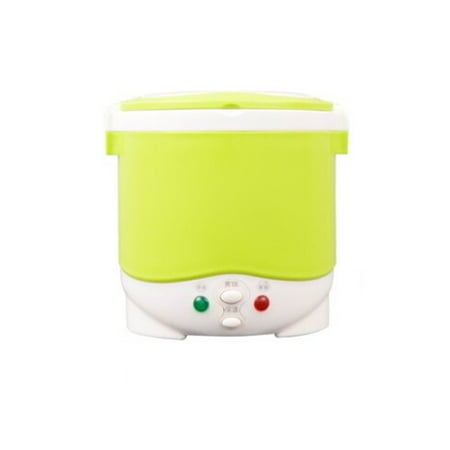 

DESTYER Car Rice Cooker Mini Cooking Tools 24V Multifunctional 1L Soup Electric Heater Travel Truck Lunchbox Food Appliance Machine 24V/green 24V