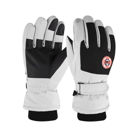 BallsFHK Winter Ski Snow Gloves For Women Men Youth Touchscreen Waterproof Hand Warming Gloves