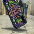 thumbnail image 2 of DALUX V Kickstand Holster Hybrid Phone Case Cover Compatible with TCL 30 V 5G (2022) - Blue Flower Mandala, 2 of 2