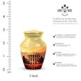 thumbnail image 2 of Small The White House Urn For Adult Female & Male - Urns For Ashes Adult Female Mother & Male - Human Ashes - Burial Urns For Human Ashes - Cremation Urn For Adults(Size - 3inch, 2pcs), 2 of 5