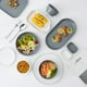 thumbnail image 5 of Cuenco de cerámica, plato, vajilla, plato para el hogar, plato de pescado, plato, tazón de sopa, tazón de arroz, tazón de fideos simple, ligero y de lujo, 5 of 5